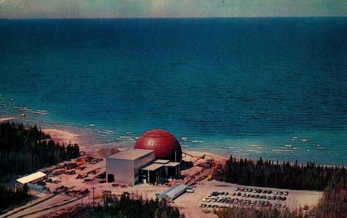 Big Rock Point Nuclear Power Plant - Old Postcard